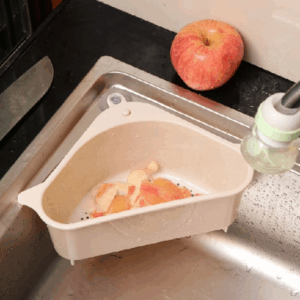 Rổ Nhựa Lọc Rác Hít Bồn Rửa Chén Hình Tam Giác Đa Năng Tiện Lợi 26x14.2x10cm.