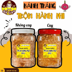 Bánh Tráng Trộn HÀNH PHI Hủ 300Gr