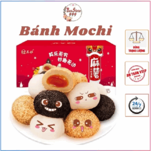 BÁNH MOCHI ĐÀI LOAN THÙNG 2 KG MIX 4 VỊ DATE MỚI Ngày SX 2/2025