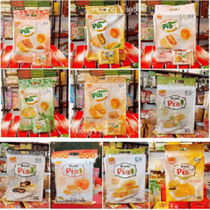 [TÚI 12 BÁNH] Bánh pía kim sa 10 vị mới Tân Huê Viên, bánh pía Sóc Trăng chính hãng date mới