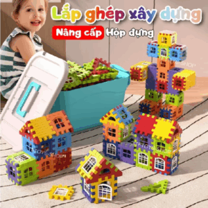 Đồ chơi xếp hình cho bé,xếp hình cho bé/Đóng hộp 210 chi tiết, thích hợp đồ chơi xếp hình phát triển sớm cho bé