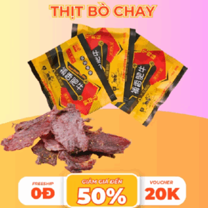 Thịt Bò Chay Đặc Biệt Thơm Ngon - ăn vặt Sài Gòn vừa ngon vừa rẻ