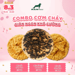 Combo "Giòn Ngon Khó Cưỡng" - Chà bông, Chay rong biển, Chà bông - 3 Túi 170gr - Cơm cháy đáy nồi