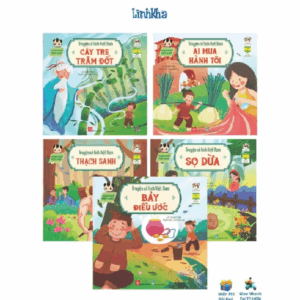 Sách - Truyện cổ tích Việt Nam (song ngữ A-V) Cây Tre Trăm Đốt - Thạch Sanh - Ai Mua Hành Tôi - Sọ Sừa - Bảy Điều Ước