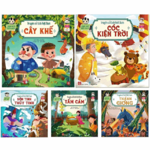 Sách - Truyện cổ tích Việt Nam (song ngữ A-V) Tấm Cám - Cóc Kiện Trời - Thạch Sanh - Sơn Tinh Thuỷ Tinh - Cây Khế