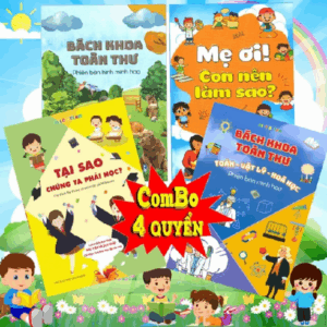 Sách - Combo 4 cuốn - Mẹ Ơi Con Nên Làm Sao, Bách Khoa Toàn Thư, Tại Sao Chúng Ta Phải Học, Bách Khoa Toán Lý Hóa