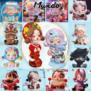 Tô Tượng Thạch Cao Full Bộ Skull Panda Size XXL, Tượng Thạch Cao Art Toy MUNDO