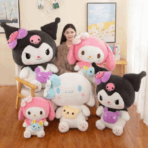 Xem ngay Gấu Bông Kuromi , Cinnamoroll, Melody Đeo Túi Đáng Yêu Cao Cấp Món Quà Dành Cho Mọi Lứa Tuổi Gấu Bông Béo Phì ,Com với giá