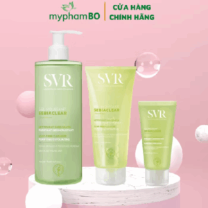 Sữa Rửa Mặt SVR Cho Da Dầu Mụn - SVR Sebiaclear Gel Moussant 55ml-200ml-400ml Loại Bỏ Tế Bào Da Chết SRM