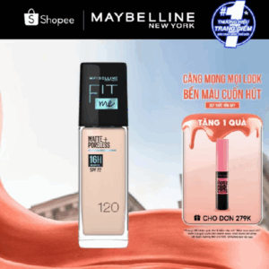Kem Nền Mịn Nhẹ Kiềm Dầu Fit Me Maybelline Matte Poreless Foundation 30ml