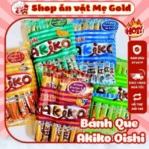 Bánh que Akiko Oishi, snack que nhân các vị (gói 140g)