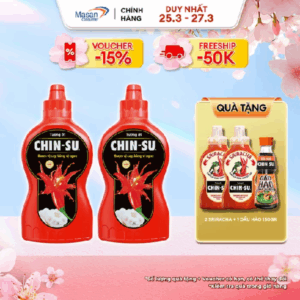 Combo 2 Tương Ớt CHIN-SU 2KG (Bao bì có thể thay đổi theo đợt nhập hàng)