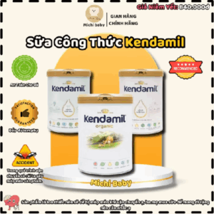 Michibaby- Sữa công thức Kendamil Organic và Classic Đầy Đủ Số 1,2,3 NK Chính Ngạch Lon 800g- MC553