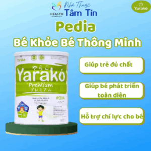 Sữa Bột Tăng Cân Trẻ Em YARAKO PREMIUM PEDIA Dành Cho Trẻ Biếng Ăn, Giúp Trẻ Phát Triển Toàn Diện