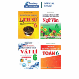 Sách - Combo Chuyên Đề Bồi Dưỡng Học Sinh Giỏi Toán - Vật Lí - Ngữ Văn - Lịch Sử Lớp 6 (Bộ 4 Cuốn)
