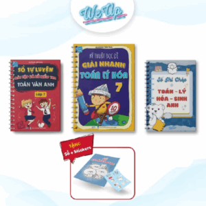 BỘ SÁCH LỚP 7 - COMBO 2: Sổ Tự luyện BT và Đề KT Toán Văn Anh lớp 7 & Kỹ thuật Đọc đề và Giải nhanh Toán Lý Hóa Lớp 7