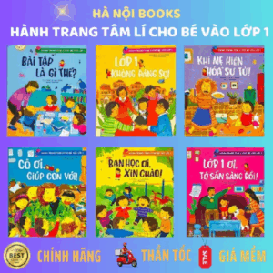 Sách thiếu nhi - Hành Trang Tâm Lí Cho Bé Vào Lớp 1 - bộ 6 cuốn - NXB Kim Đồng với