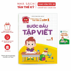 Sách Bước đầu tập viết Hành trang cho bé vào lớp 1 (Bộ 2 quyển)