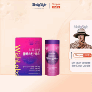 E96_[DATE T11/2025] Viên Uống Elastin 66.000MG Hỗ Trợ Đẹp Da Hộp 60 Viên giúp da săn chắc