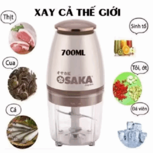 (Loại 1) Máy Xay Đa Năng Osaka Nhật Bản - Máy Xay Sinh Tố,Thịt Cao Cấp-Lưỡi Dao Lớn Không Gỉ - Bảo hành 1 năm